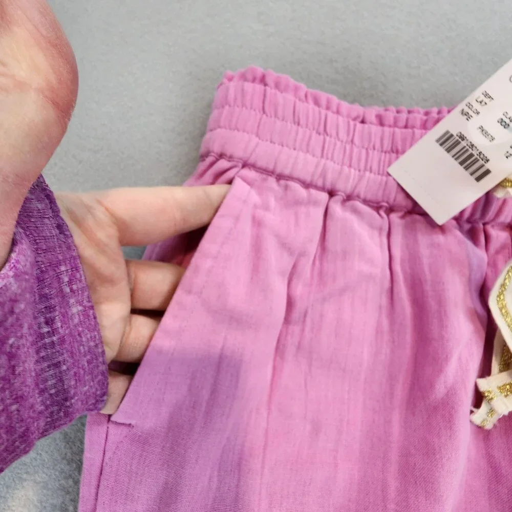 J. Crew Crewcuts Kids NEW Spring Wallace Pants Pink Drawstring‎ Casual Preppy 12